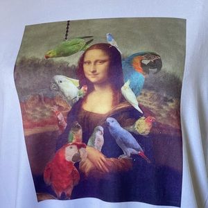 Mona Lisa W/Birds Tee